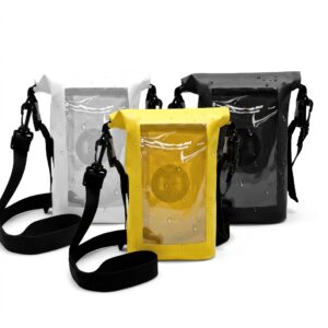 2L Waterproof Crossbody Bag PVC Touchscreen Phone Pouch