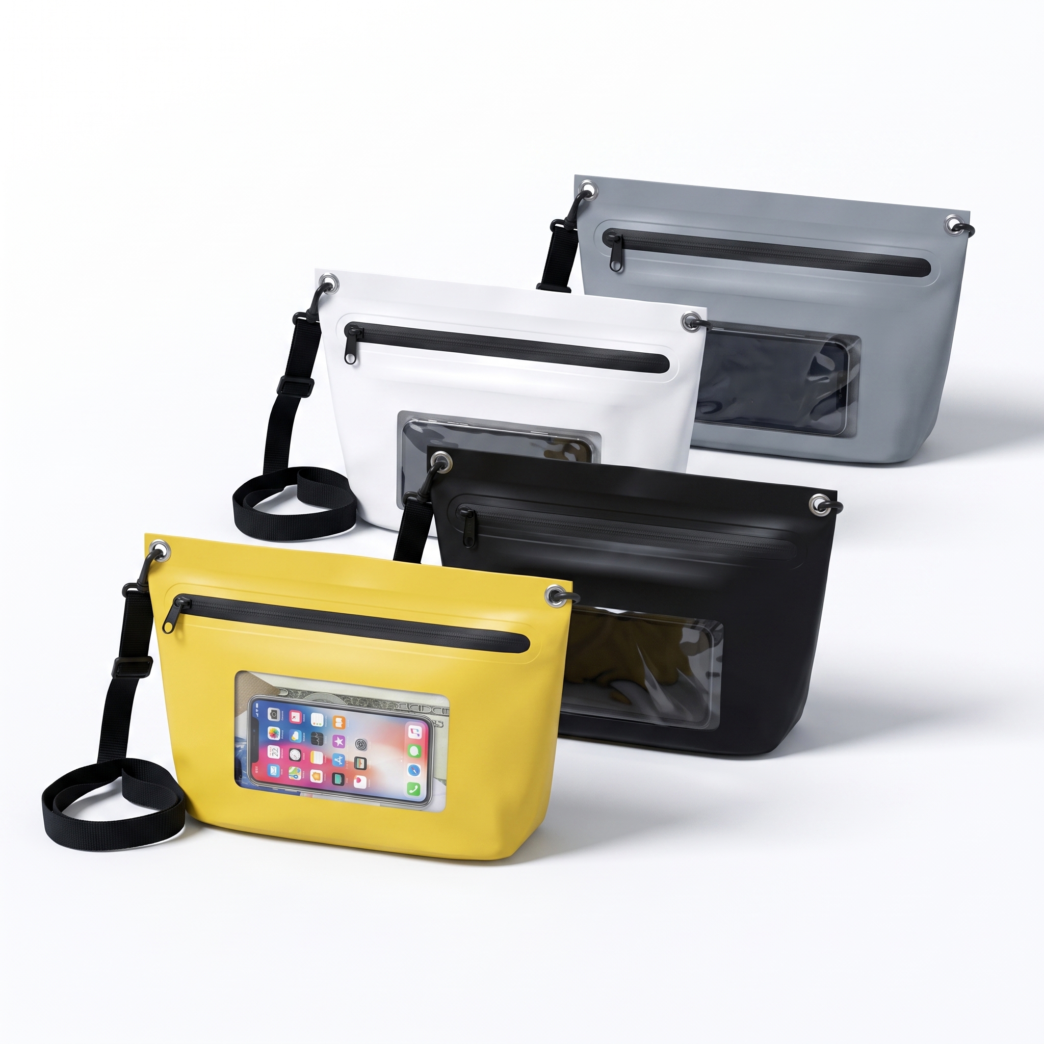 PVC Waterproof Phone Pouch with Touchscreen